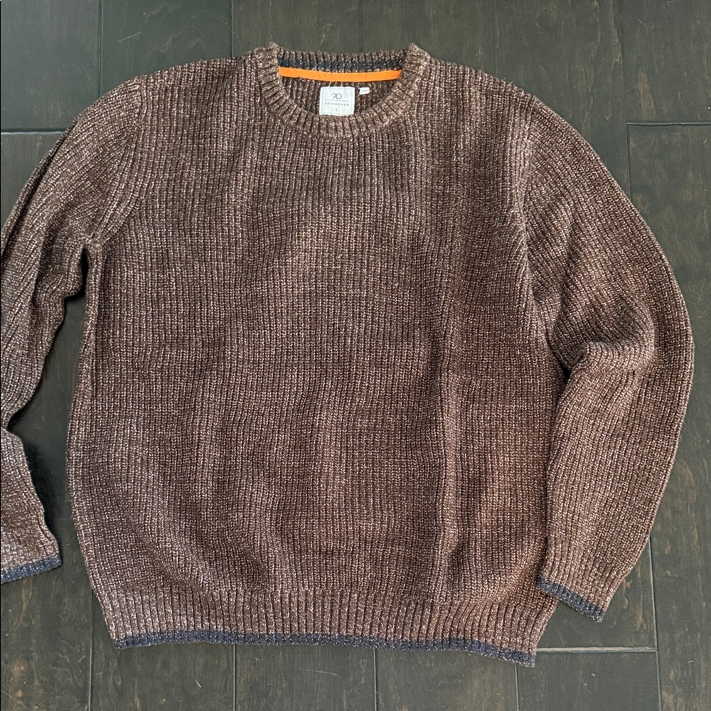 7 Diamonds Men's Chocolate Crewneck Sweater